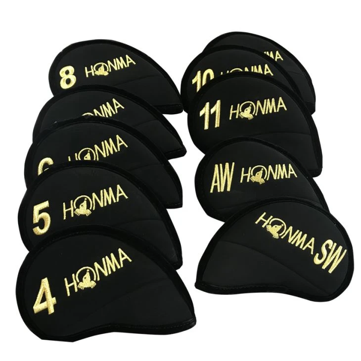 Material d'flocat de ferro de golf amb fundes de brodat logo HONMA